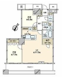 ザ・東京タワーズ シータワー 4階 間取り図