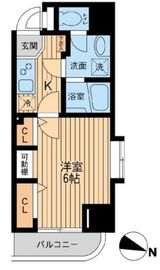 HF関内レジデンス 201 間取り図