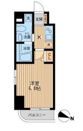 HF関内レジデンス 805 間取り図