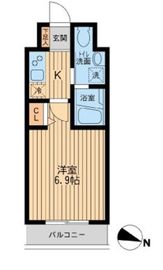 HF関内レジデンス 904 間取り図