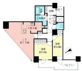 ビーコンタワーレジデンス 33階 間取り図