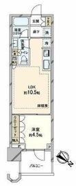 パークタワー勝どきミッド/サウス 17階 間取り図