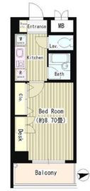 協和高輪マンション 304 間取り図