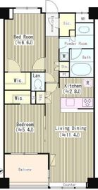 グロリアスアベニュー上北沢 204 間取り図