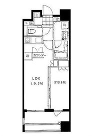 クオリアYZ恵比寿 7階 間取り図