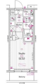 グランド・ガーラ横浜 5階 間取り図