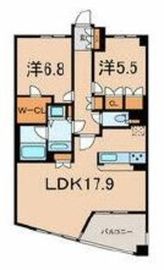 パークノヴァ乃木坂 2階 間取り図