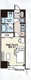 AIFLAT四谷若葉 (アイフラット四谷若葉) 204 間取り図