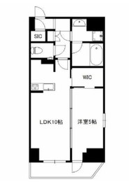 クレストコート上野 402 間取り図