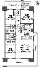 イニシア豊洲コンフォートプレイス 3階 間取り図