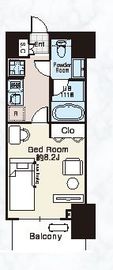 AIFLAT四谷若葉 (アイフラット四谷若葉) 203 間取り図