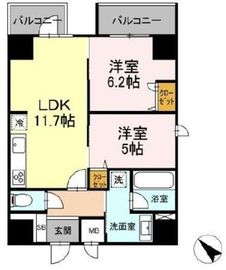 ゲートレジデンス鶴見 701 間取り図