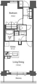 BLESS中野弥生町 404 間取り図