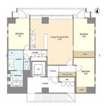 クアトロアルカ九段 301 間取り図