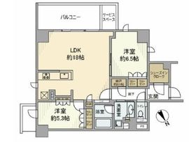 プラウドシティ小竹向原 8階 間取り図