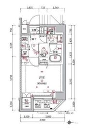 アルテシモアベニ 3階 間取り図