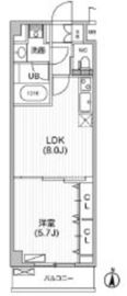 パークガーデン 204 間取り図