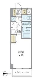 北品川アパートメント 204 間取り図