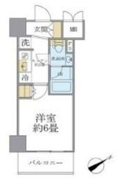 レスピール川崎 403 間取り図