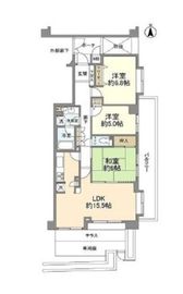 東急ドエルアルスたまプラーザ 2階 間取り図
