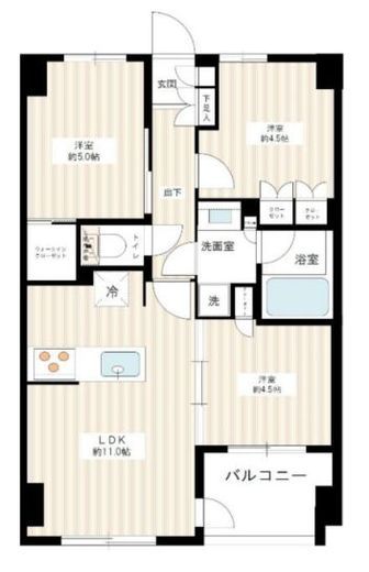 リコットハウス藤沢 4階 間取り図