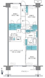 オハナ茅ヶ崎ガーデニア 5階 間取り図