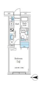 ラクラス旗の台 309 間取り図