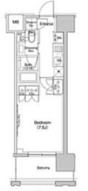 ザ・パークハビオ上北沢 205 間取り図