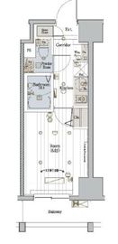 メイクスデザイン川崎Ⅱ 5階 間取り図