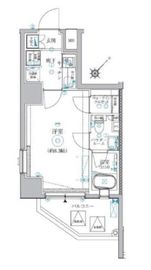 パティーナエーレ東中野 302 間取り図