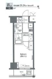 プラウドフラット新大塚 802 間取り図