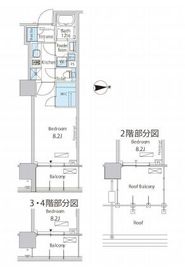 パークアクシス池田山 211 間取り図