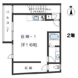 アビターレ神宮前 B1 間取り図