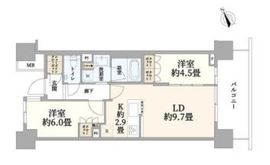 リビオ東中野ヒルトップ 9階 間取り図