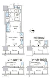 パークアクシス池田山 236 間取り図