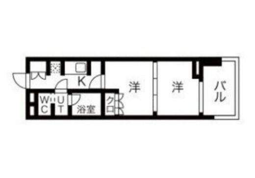 N'sパークレジデンス新宿御苑 404 間取り図
