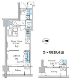 パークアクシス池田山 234 間取り図
