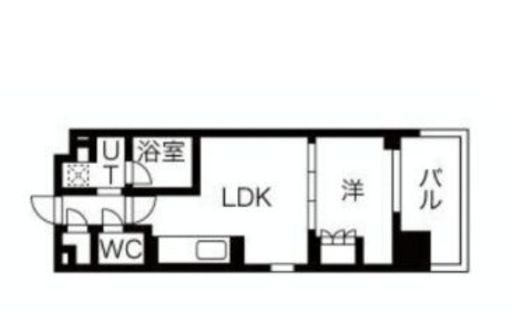 N'sパークレジデンス新宿御苑 1302 間取り図