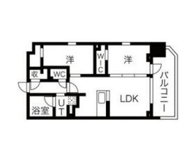 N'sパークレジデンス新宿御苑 1101 間取り図