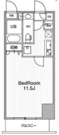 アーバンフラッツ池袋プレミアム 1405 間取り図