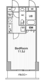 アーバンフラッツ池袋プレミアム 2103 間取り図