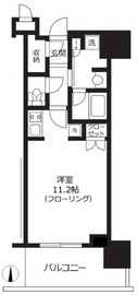 プラウドタワー小岩ファースト 5階 間取り図