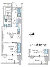 パークアクシス池田山 235 間取り図