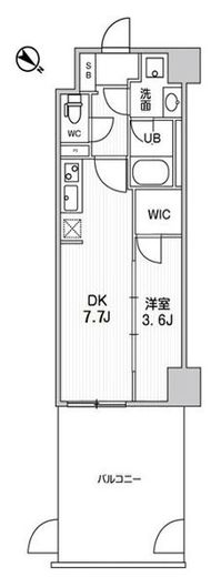 コンフォリア・リヴ志村三丁目 403 間取り図