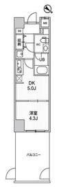 コンフォリア・リヴ志村三丁目 406 間取り図