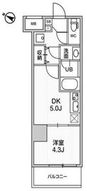 コンフォリア・リヴ志村三丁目 408 間取り図