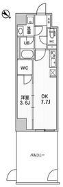 コンフォリア・リヴ志村三丁目 502 間取り図