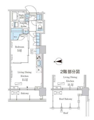 パークアクシス池田山 230 間取り図