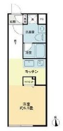 PREAS西大井 404 間取り図