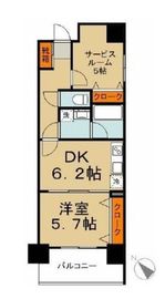 エステムプラザ川崎 3階 間取り図